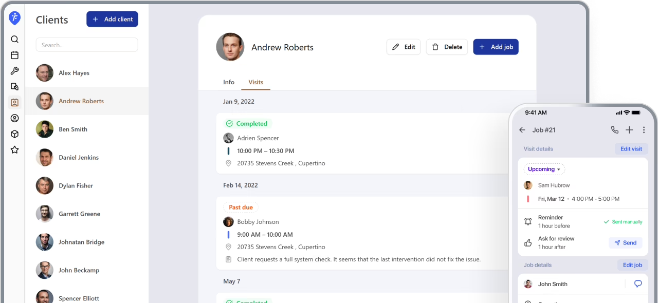 The free scheduling app for one-person service business