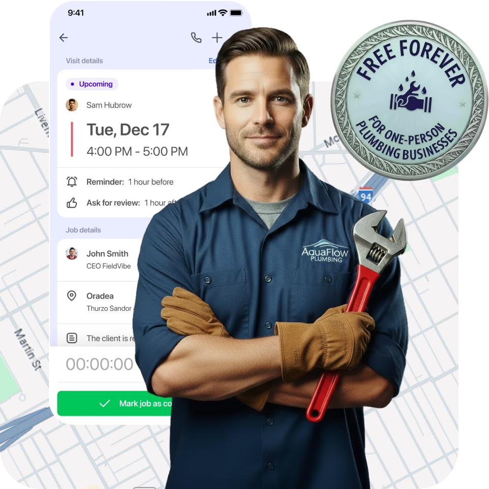 Free plumbing scheduling software