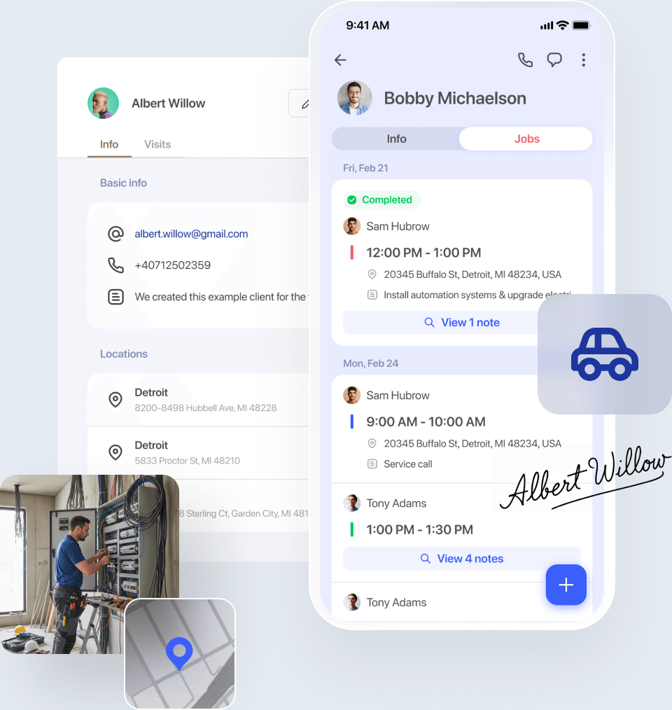 Organized client history at your fingertips