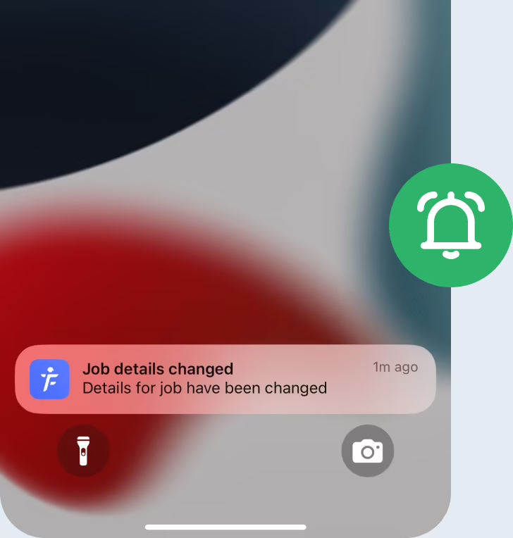 Real-time updates in the field