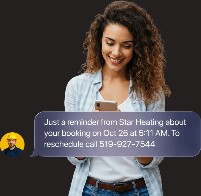 Automated text reminders