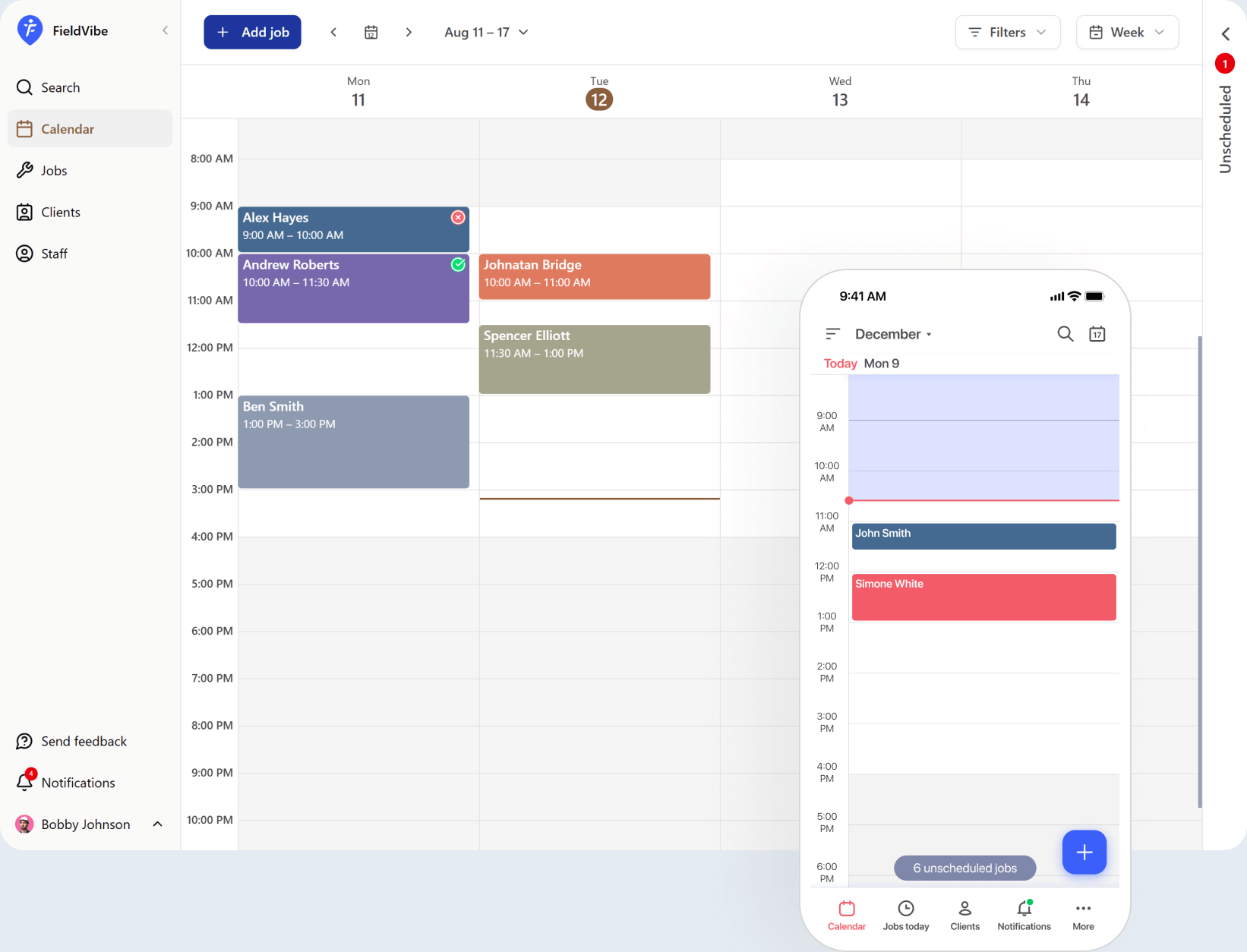 Schedule anytime, anywhere