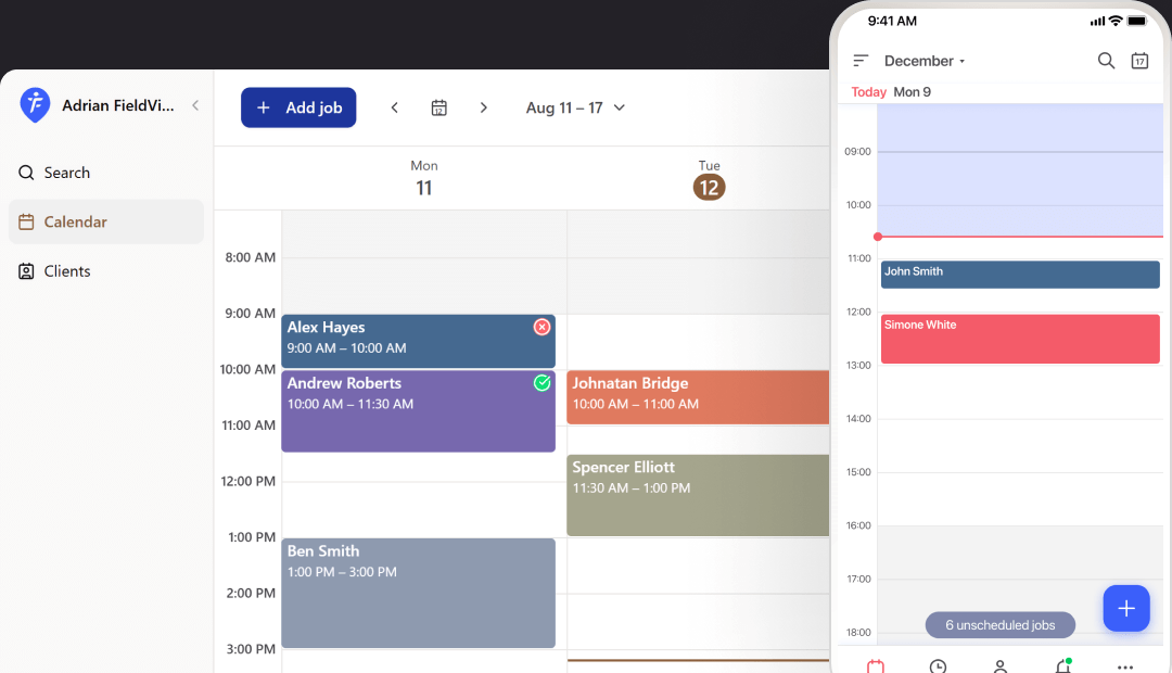 Clutter-free Scheduling