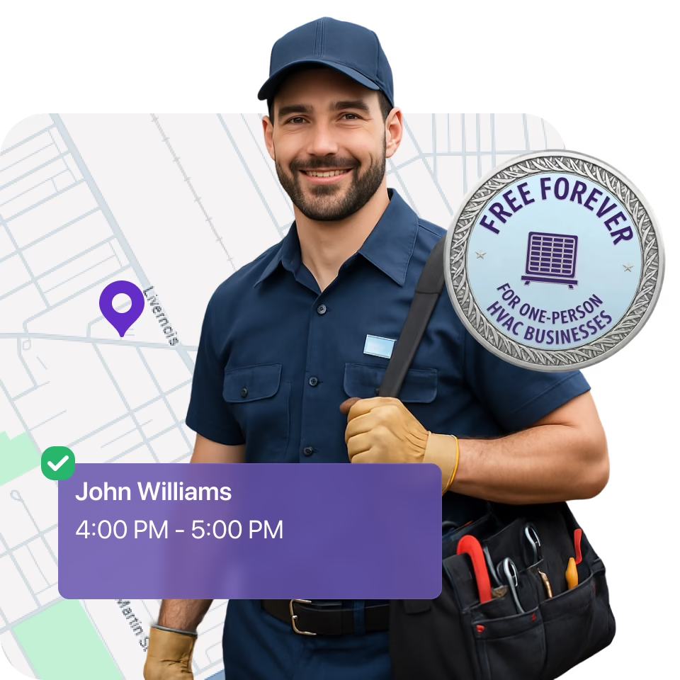 Free HVAC scheduling app