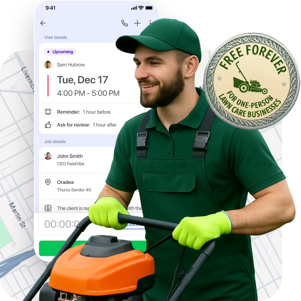 Free lawn care scheduling software