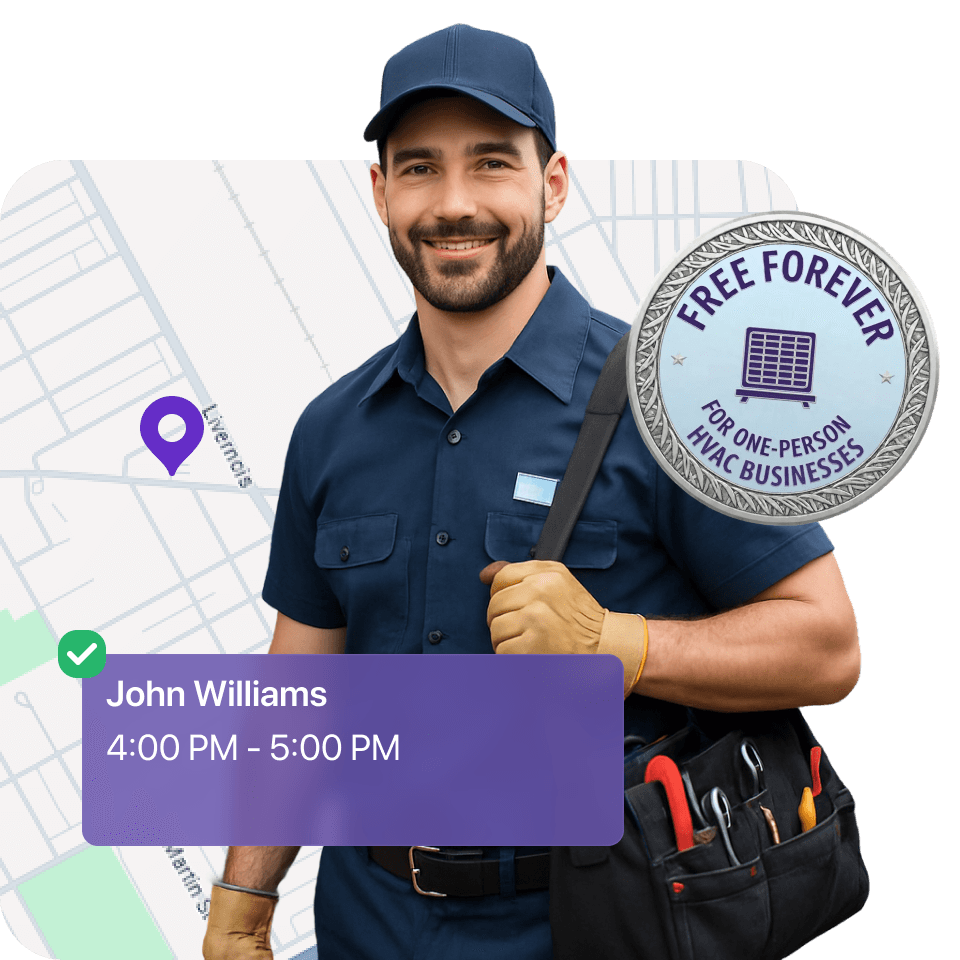 Free HVAC scheduling app
