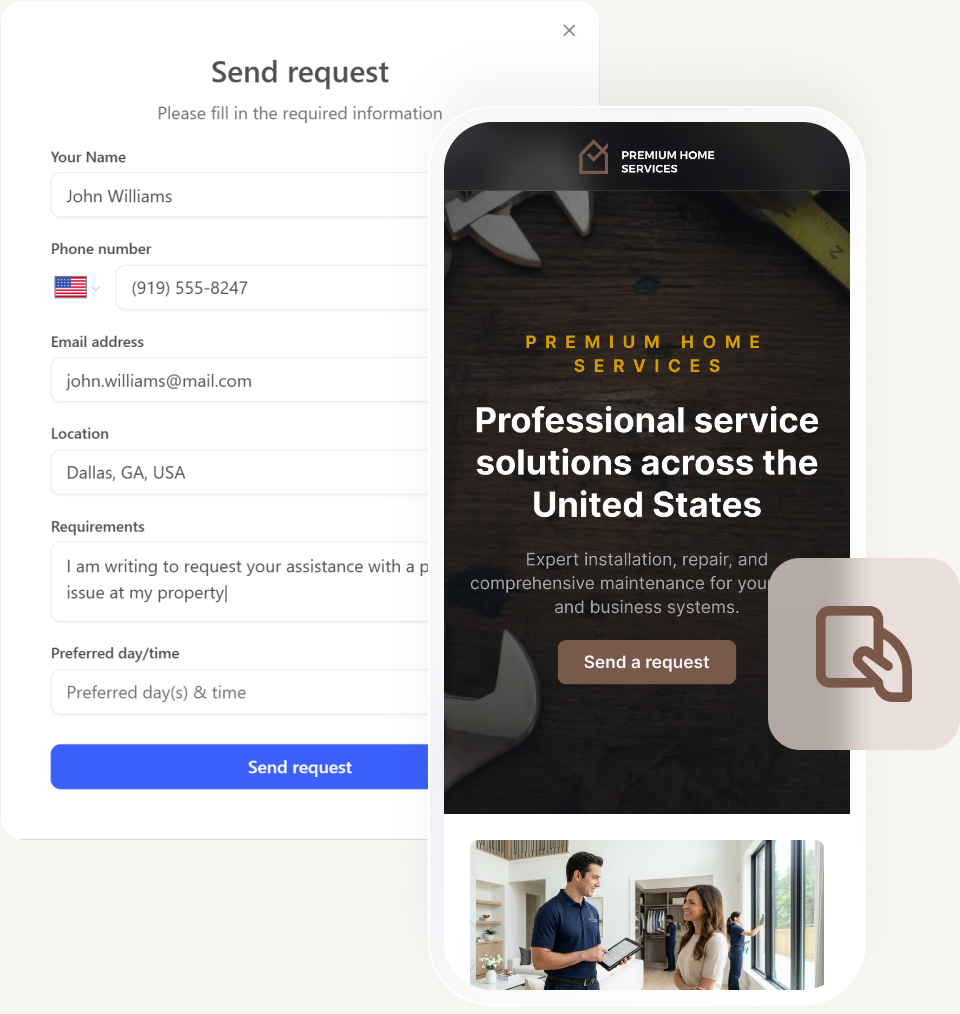 Free website for your handyman business